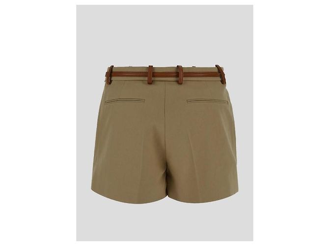 Gucci Pantalones Cortos de Algodón Horsebit Castaño - vista 5