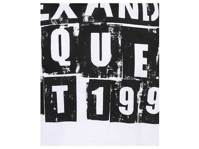 Alexander Mcqueen Oversized T-Shirt mit Punk-Logo-Druck - Ansicht 6