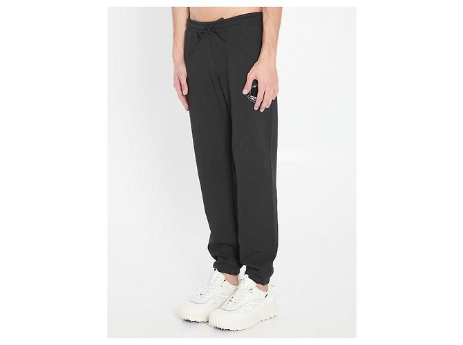 Moncler Baumwoll-Sweatpants mit Logo-Patch Schwarz - Ansicht 5