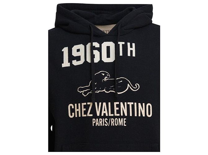 Valentino Hoodie mit Logo-Print Schwarz - Ansicht 6