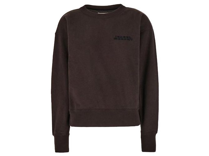 Isabel Marant Moleton bordado com logo Preto - vista 4