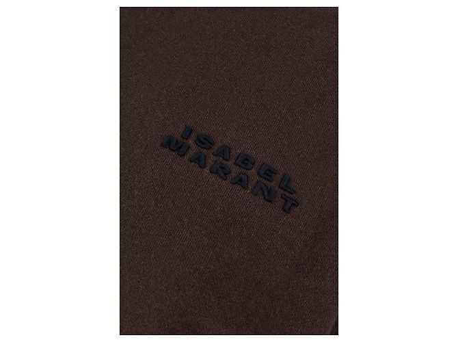Isabel Marant Moleton bordado com logo Preto - vista 6