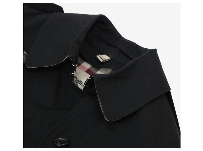 Burberry Doppelter Trenchcoat Schwarz Größe - Ansicht 3