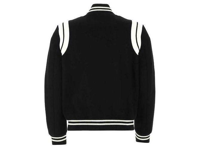 Saint Laurent Teddy-Jacke aus Wolle - Ansicht 5