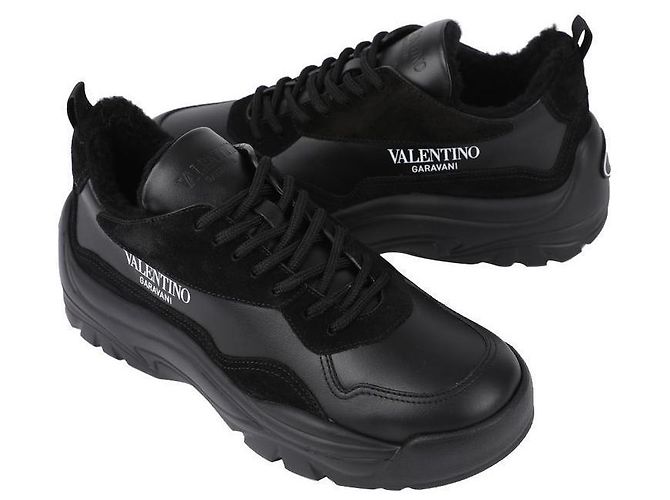 Valentino Zapatillas negras para hombre Negro - vista 5