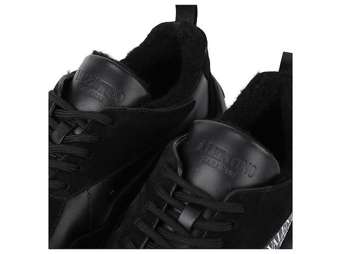 Valentino Zapatillas negras para hombre Negro - vista 9
