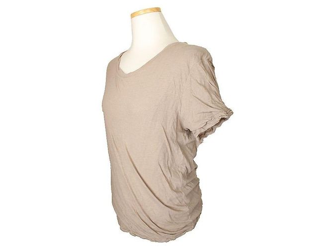 Marni Top de algodón fruncido beige Roja - vista 2