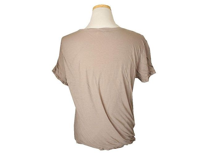Marni Top de algodón fruncido beige Roja - vista 3