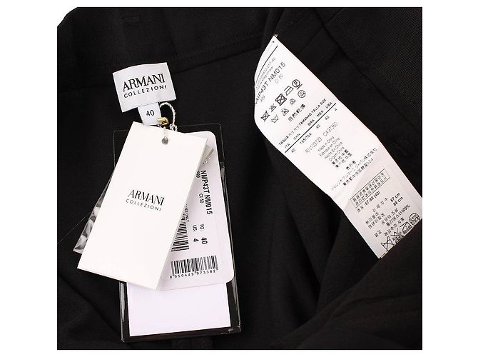 Pantalones Negros Armani Collezioni - vista 4