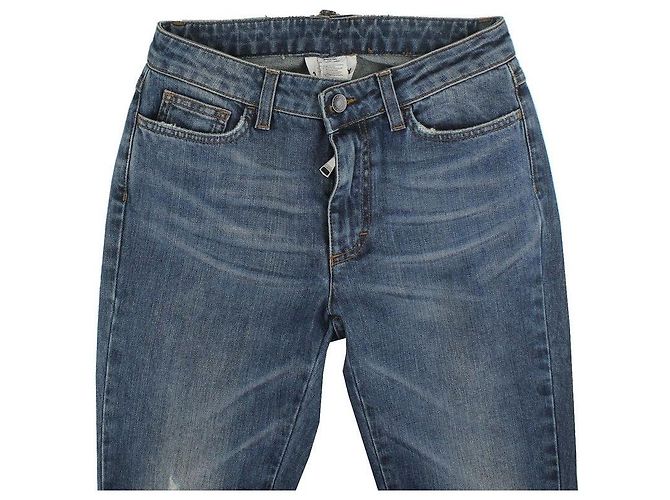Dolce & Gabbana Pantalones de denim azul lavado dañado Audrey - vista 3