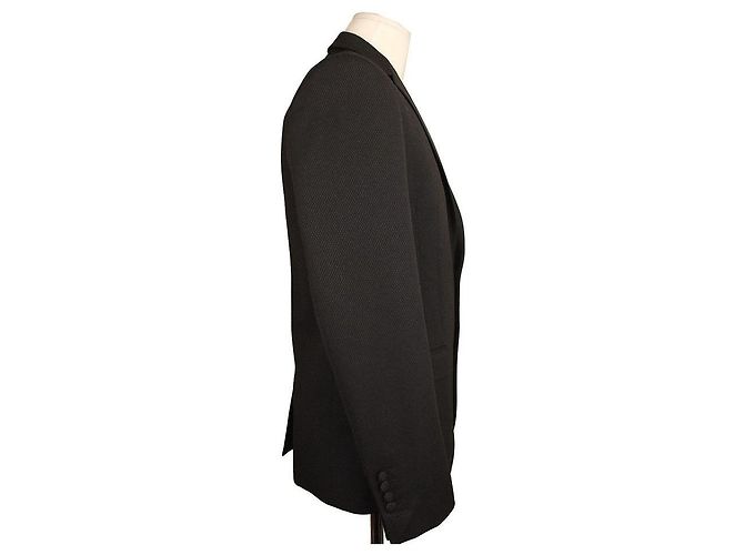 Zadig & Voltaire Giacca nera in lana da uomo Nero - vista 3