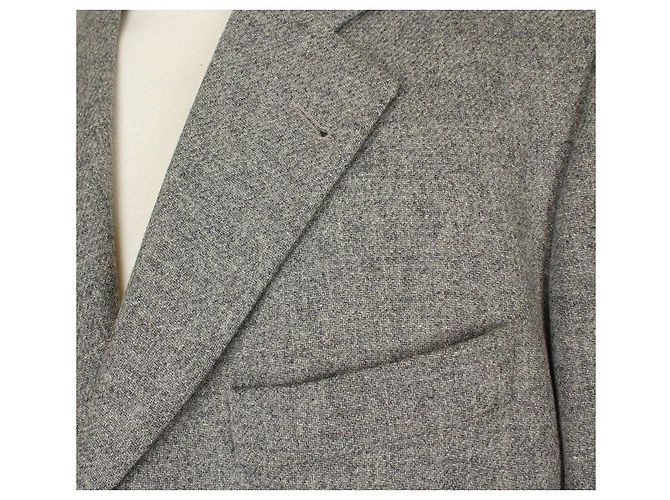 Bally Gray Wool Men's Jacket Brown - view 5