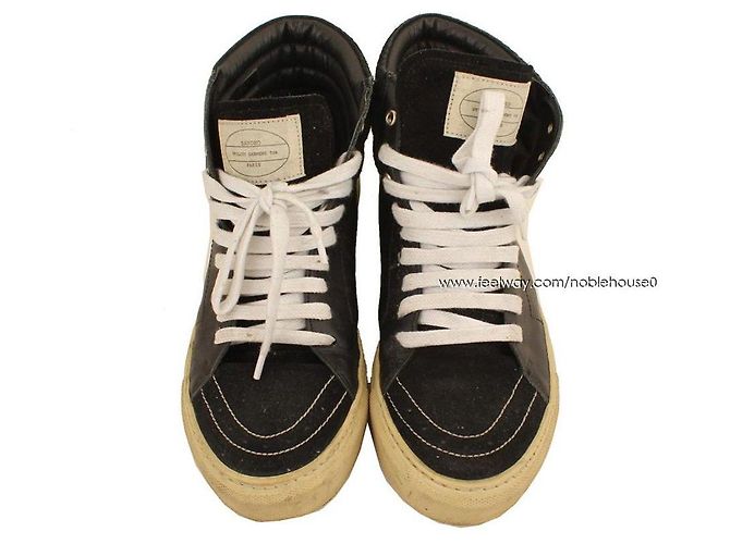 Sandro Sneakers neri alti da uomo Nero - vista 2