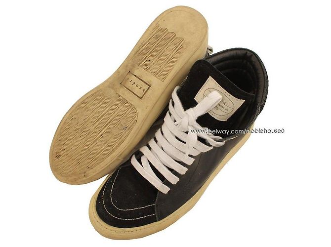 Sandro Sneakers neri alti da uomo Nero - vista 4