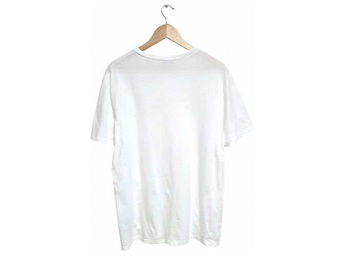 Dior Kurzarm-T-Shirt mit Rundlogo Weiß - Ansicht 2