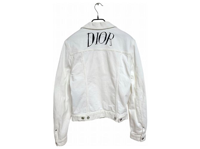 Dior Completo in denim Alex Foxston, parte superiore e parte inferiore Bianco - vista 3