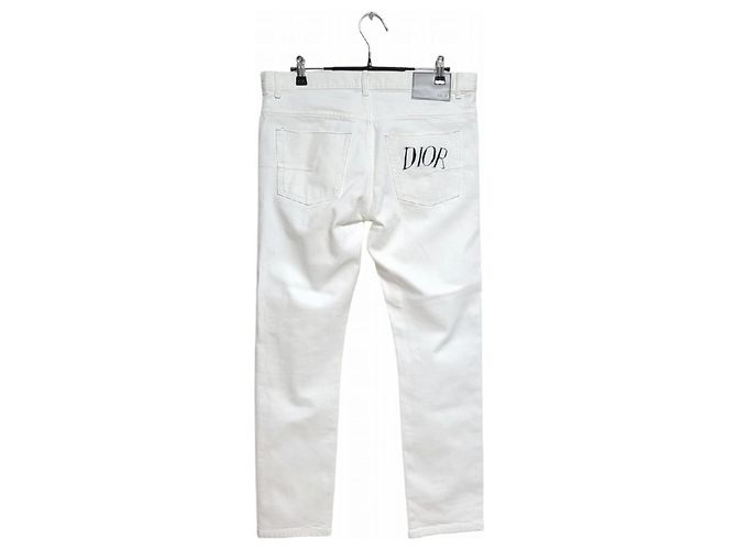 Dior Completo in denim Alex Foxston, parte superiore e parte inferiore Bianco - vista 5