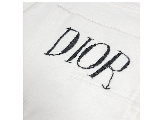 Dior Completo in denim Alex Foxston, parte superiore e parte inferiore Bianco - vista 8