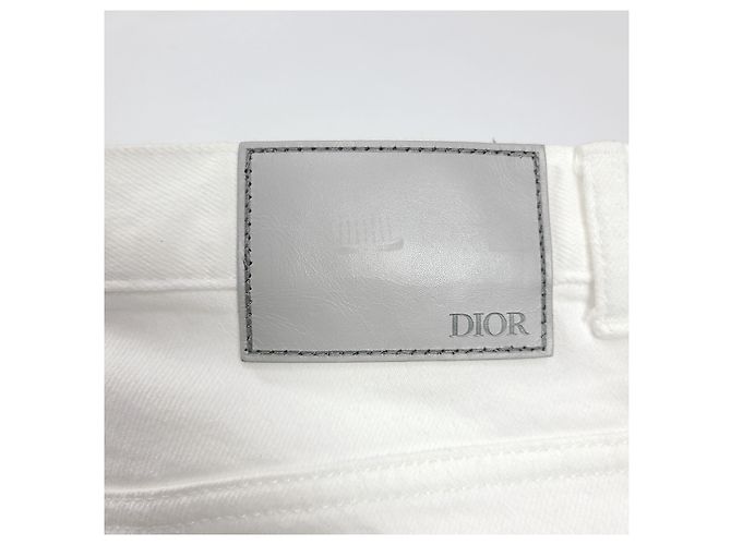 Dior Completo in denim Alex Foxston, parte superiore e parte inferiore Bianco - vista 9