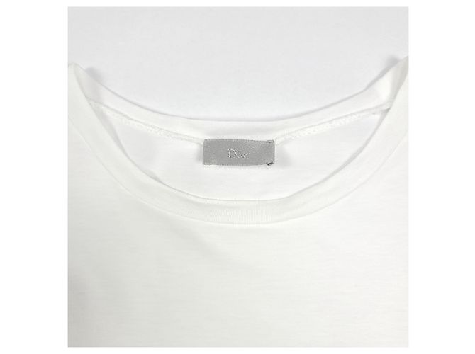 Dior New Wave Kurzarm-T-Shirt Weiß - Ansicht 4