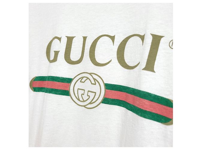 Gucci Oversized T-Shirt mit Kurzarm und Logo - Ansicht 3