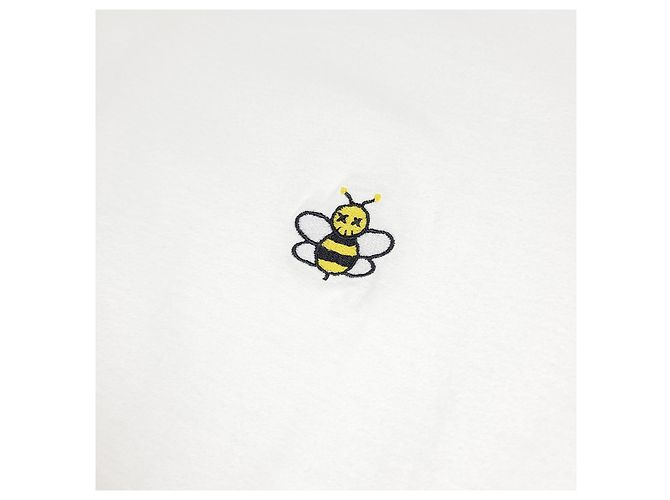 Dior KAWS Bee T-Shirt mit kurzen Ärmeln Weiß - Ansicht 3