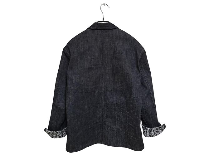 Dior Giacca in denim obliqua blu scuro Marrone - vista 2