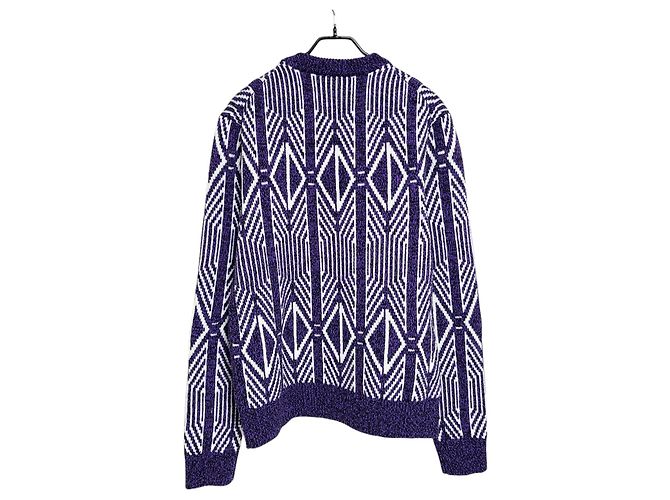Dior Diamond Jacquard Knit Blue - view 2