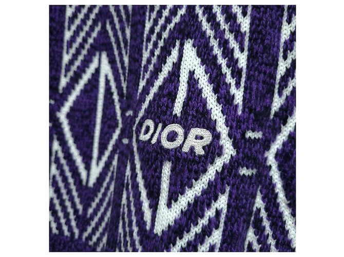 Dior Diamond Jacquard Knit Blue - view 3