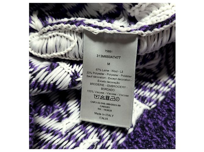 Dior Diamond Jacquard Knit Blue - view 5