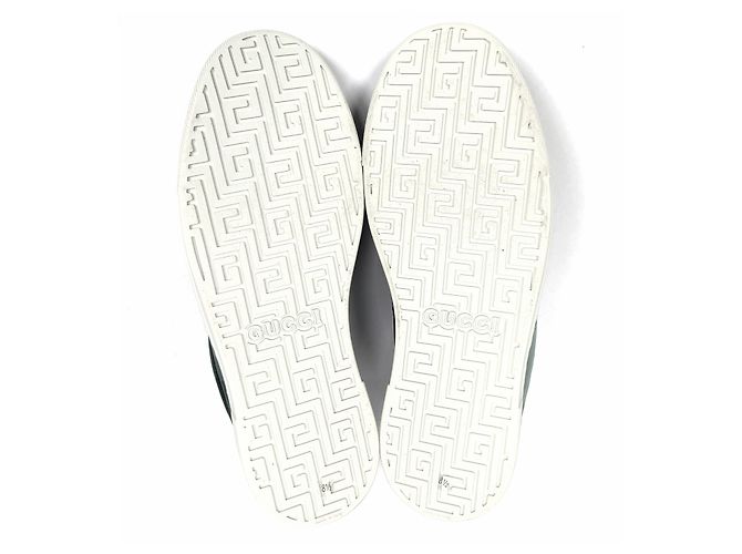 Gucci Sneakers Velvet Ace Verde - vista 5