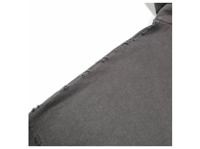 Day Balenciaga Hoodie vintage oversize con logo Wave Marrone - vista 5