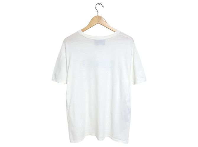 Gucci Kurzarm-T-Shirt mit Kai Belt-Logo XJDJH Weiß - Ansicht 2