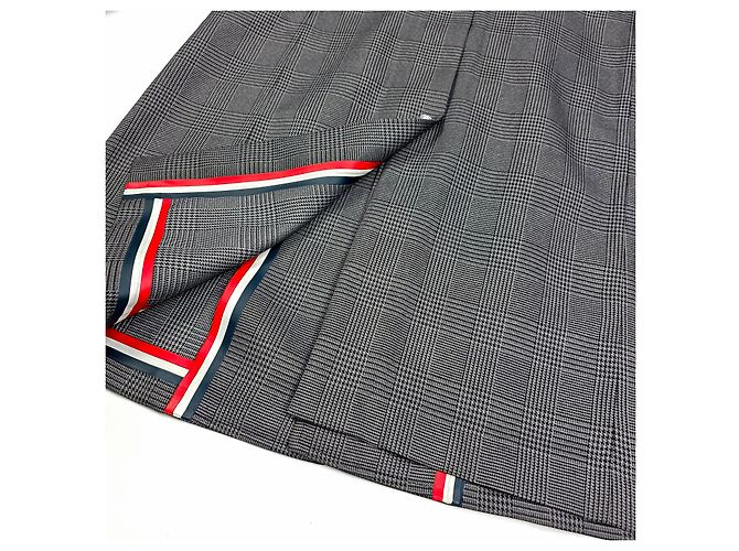 Thom Browne Hahnentrittmuster Übermantel Braun - Ansicht 4