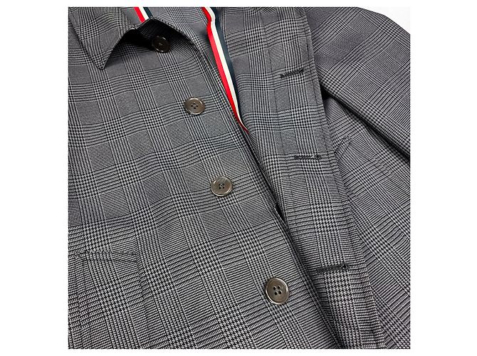 Thom Browne Hahnentrittmuster Übermantel Braun - Ansicht 5