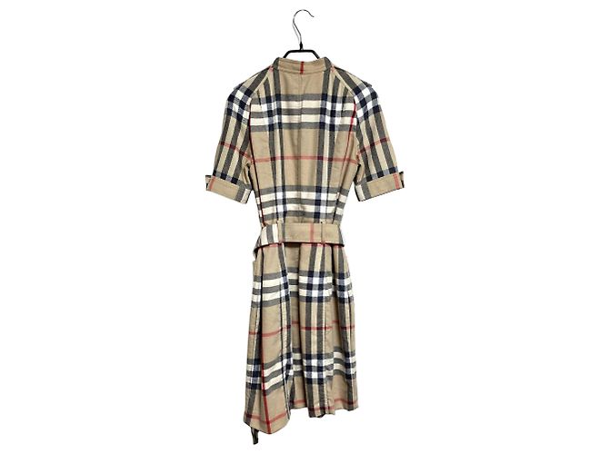 Burberry Abito a maniche corte Novacheck di Londra Marrone - vista 2