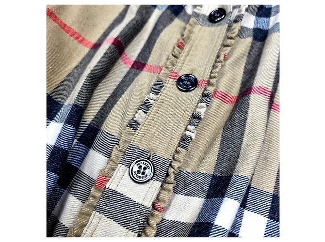 Burberry Abito a maniche corte Novacheck di Londra Marrone - vista 3