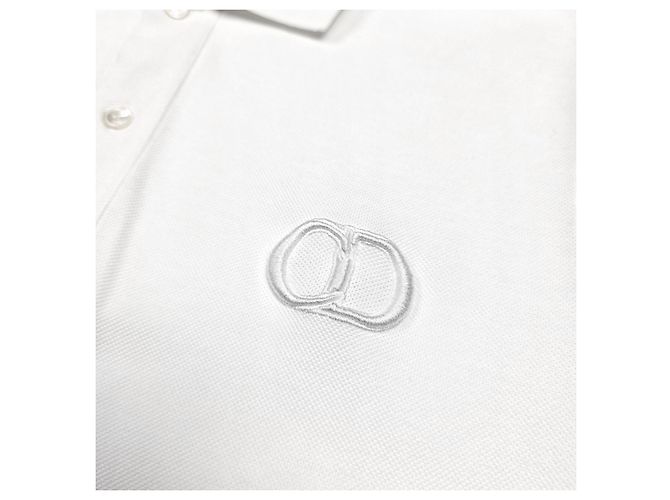 Dior Polo mit kurzen Ärmeln und CD-Logo Weiß - Ansicht 3