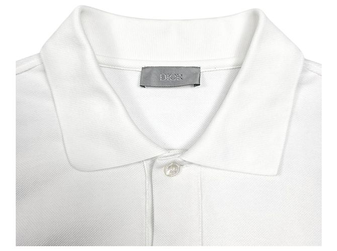 Dior Polo mit kurzen Ärmeln und CD-Logo Weiß - Ansicht 4
