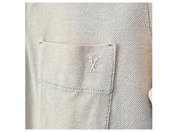 Louis Vuitton Damen Polo-Shirt mit kurzen Ärmeln Damier LV Braun - Ansicht 3