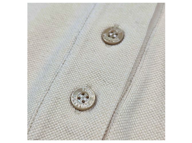 Louis Vuitton Damen Polo-Shirt mit kurzen Ärmeln Damier LV Braun - Ansicht 5