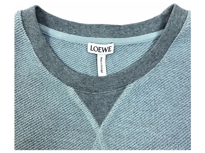 Loewe Anagram Inside Out Sweatshirt Blue - view 4