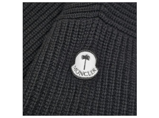 Moncler Palm Angels Seaclystar Rollkragenstrick Schwarz - Ansicht 3