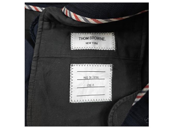 Thom Browne Pantalones de Lana para Mujeres Azul - vista 8