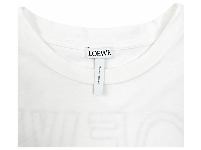 Loewe T-shirt a maniche corte con logo botanico Bianco - vista 6