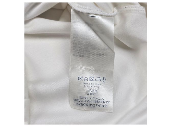 Louis Vuitton T-Shirt mit Logo-Patch und kurzen Ärmeln Weiß - Ansicht 6