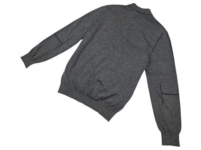 Hermès Suéter com gola de cashmere Logo Marrom - vista 5
