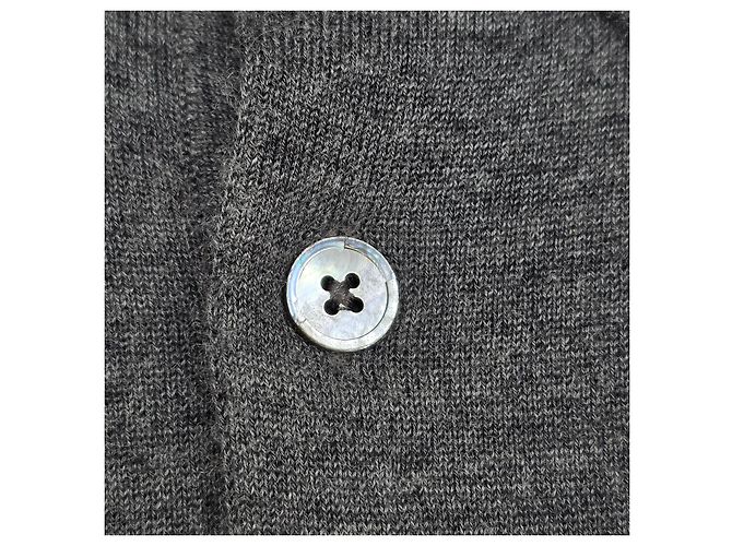Hermès Suéter com gola de cashmere Logo Marrom - vista 7