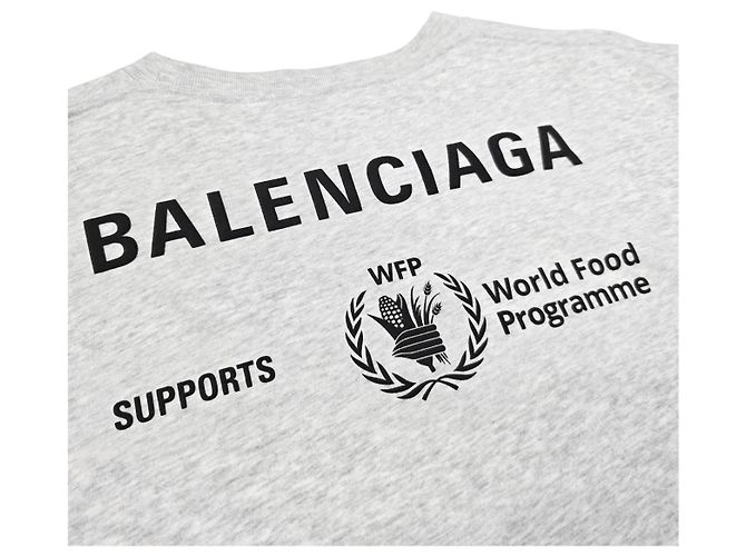 Balenciaga WFP T-Shirt mit kurzen Ärmeln Braun - Ansicht 4