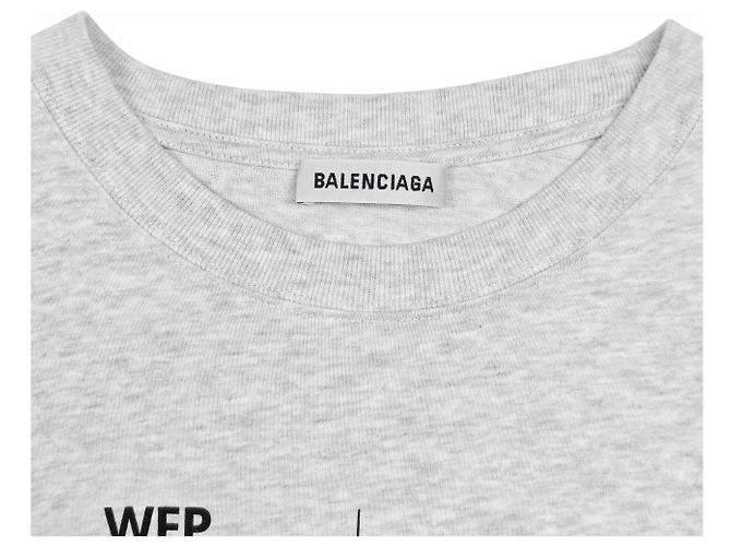 Balenciaga WFP T-Shirt mit kurzen Ärmeln Braun - Ansicht 6